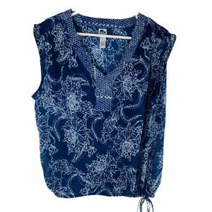 John Robshaw Lucky Brand light sleeveless top